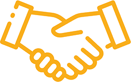 Handshake symbolizing agreement or partnership