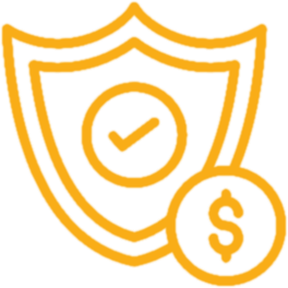 Shield with checkmark and dollar sign